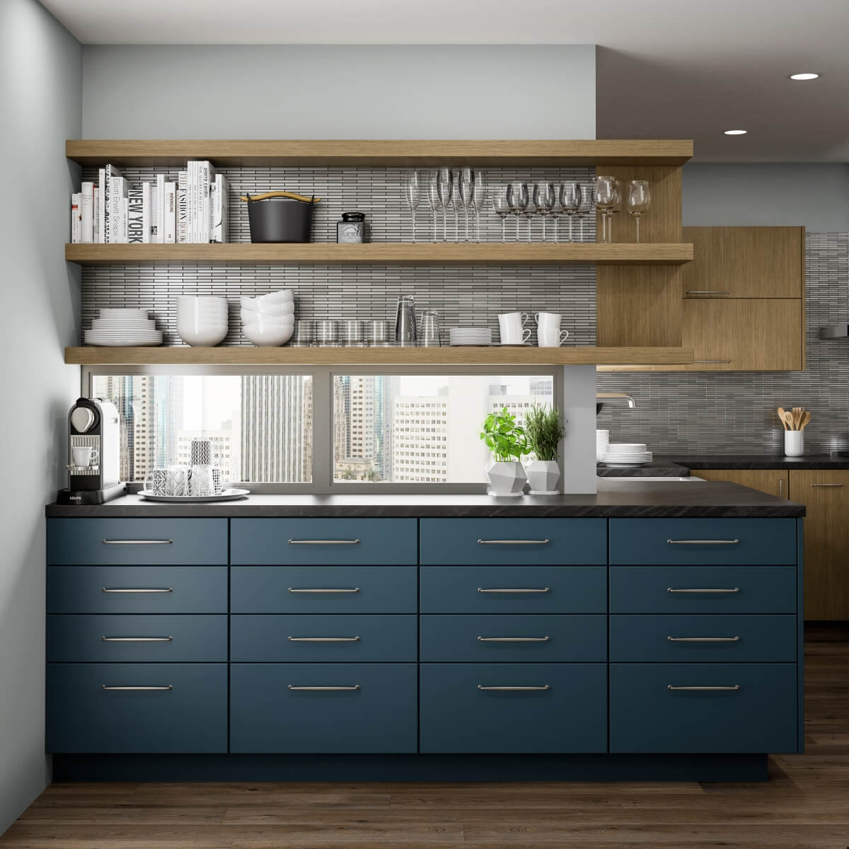 Contemporary Design, all Dura Supreme Cabinetry