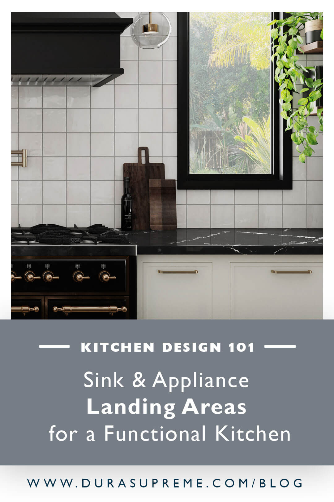 Kitchen Design 101: Planning Sink & Appliance Landing Areas. The Dura Supreme Blog.