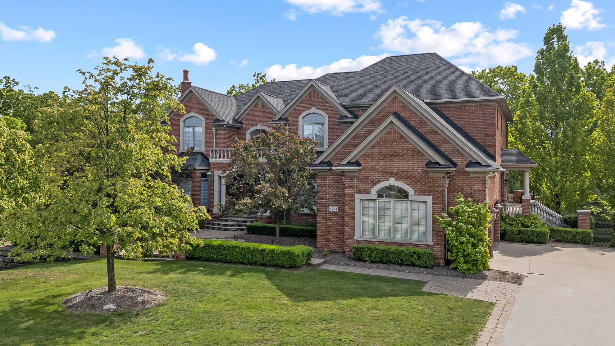 The exterior of the house.